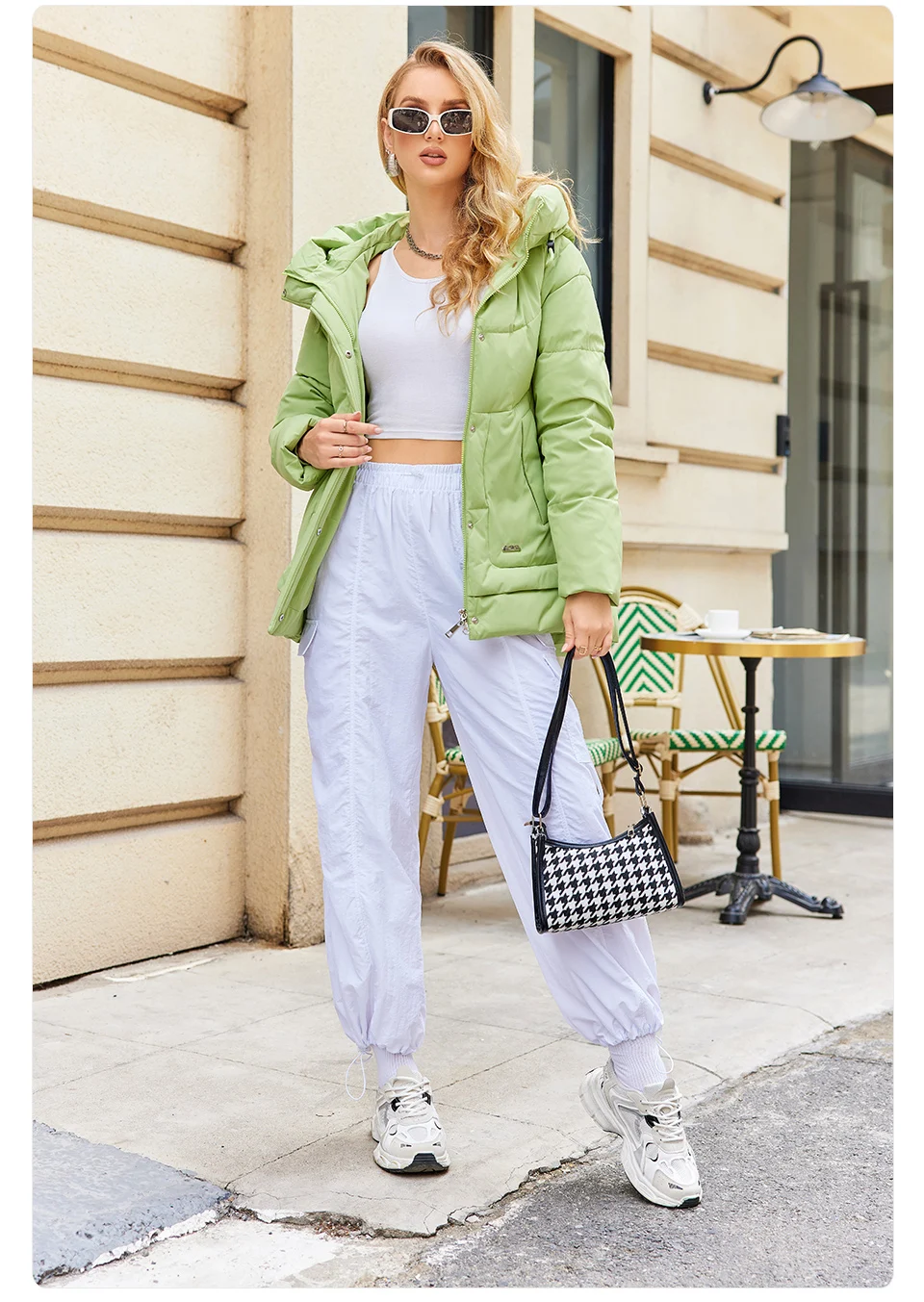 GASMAN 2023 New Coats Women Winter Down Jacket Classic Design Zipper Fleece Pocket Female Elegant Parkas 83284