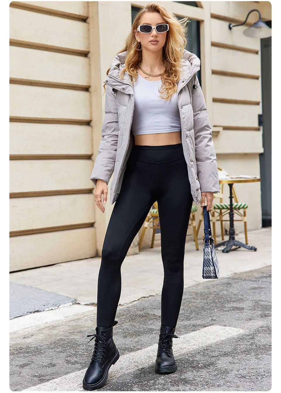 GASMAN 2023 New Coats Women Winter Down Jacket Classic Design Zipper Fleece Pocket Female Elegant Parkas 83284