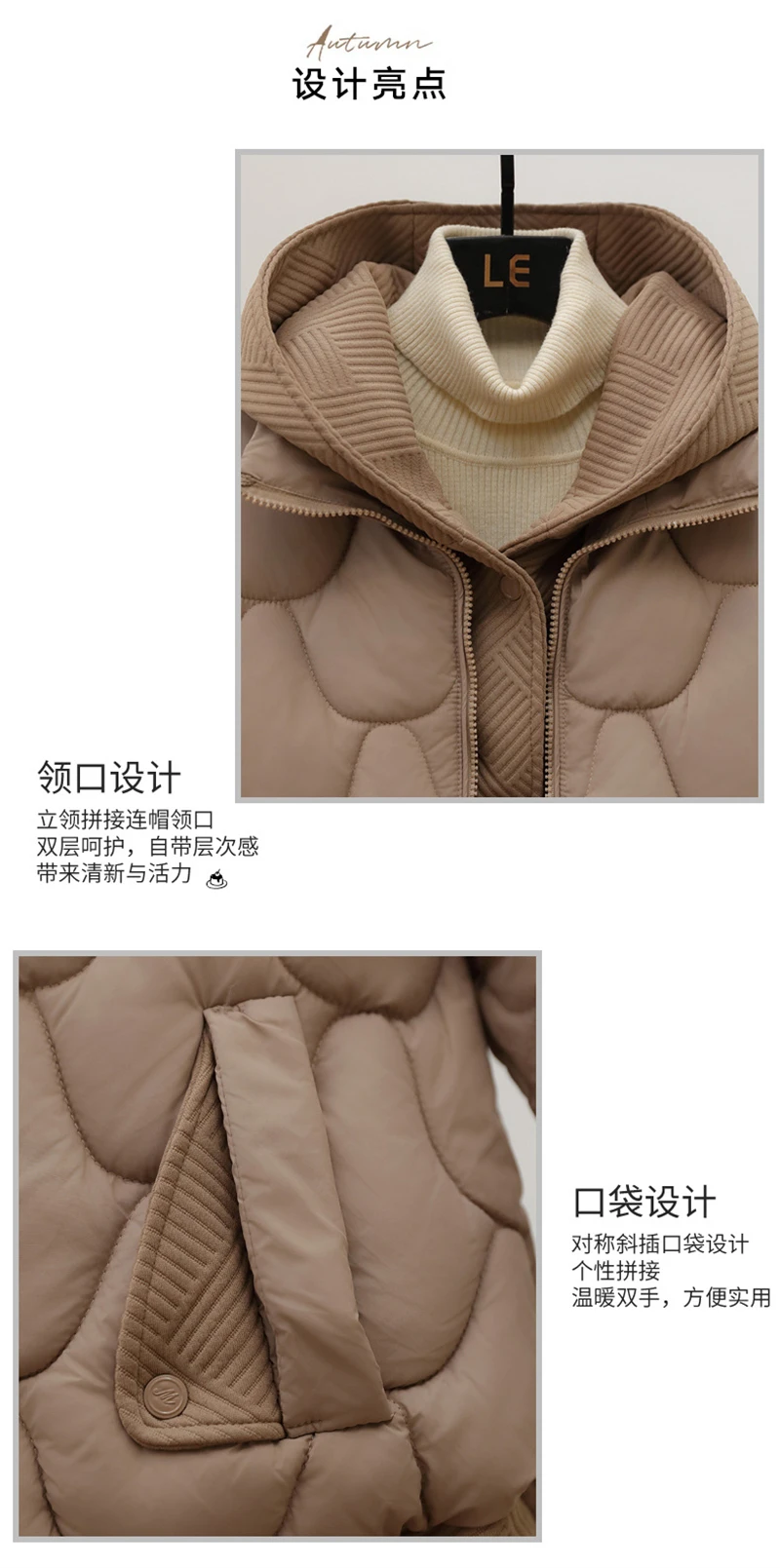 Winter New Fashion Cotton-Padded Jacket Women Small Slim Hooded Solid Parkas Girls Warm Coat Down Sustans Jackets Overcoat