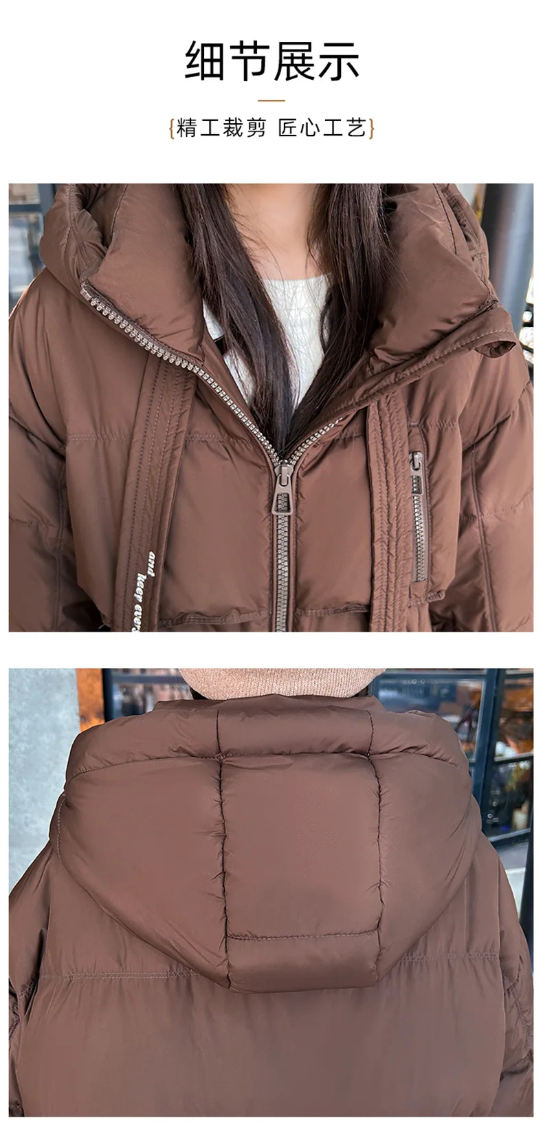 Women Winter Long Cotton Coat 2025 New Warm Thicken Cotton Padded Jacket Korean Loose Hooded Parkas Coat Women Outwear