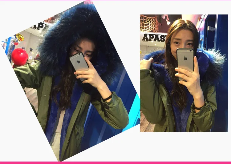 MAOMAOKONG 2026 Real Fur Coat New Fashion Fox Fur Collar Winter Women's Clothing Removable Lining Thickened Jacket Short Parka