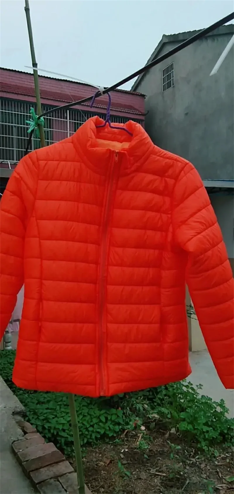 2027 Autumn Winter Down Jacket Women Parkas New Stand-UP Collar Warm Cotton Padded Jacket Light Thin Down Coats Ladies Outwear