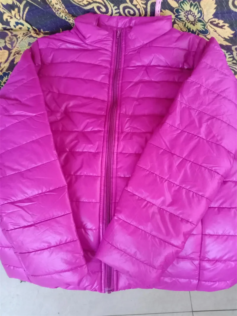2027 Autumn Winter Down Jacket Women Parkas New Stand-UP Collar Warm Cotton Padded Jacket Light Thin Down Coats Ladies Outwear