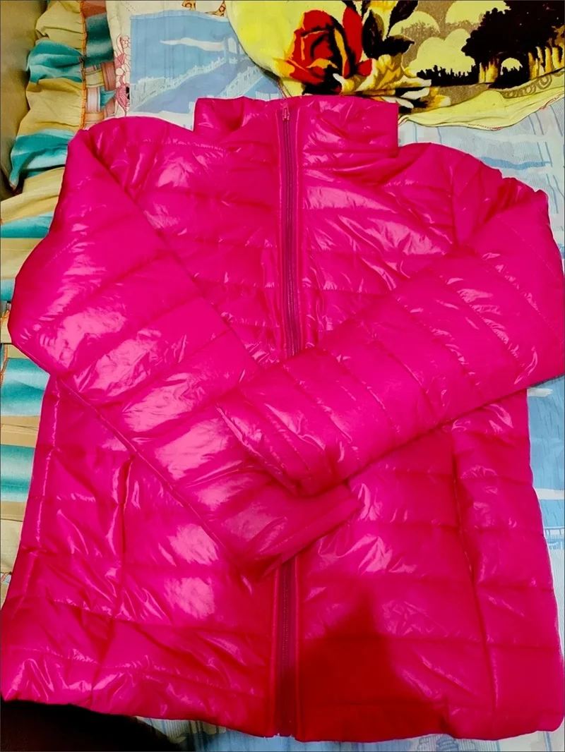 2027 Autumn Winter Down Jacket Women Parkas New Stand-UP Collar Warm Cotton Padded Jacket Light Thin Down Coats Ladies Outwear