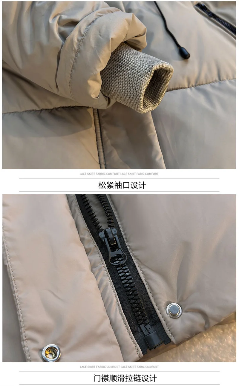 2025 New Hooded Parkas Women's Winter Cotton-padded Jackets Mid-length Overcoat Fashion Thicken Warm Casual Parkas Streetwear