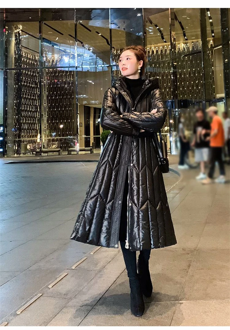 2026 New Winter and Autumn Women White Duck Down Hoodies Puffer Jackets Coats Warm Windproof Black White Coats Outerwear
