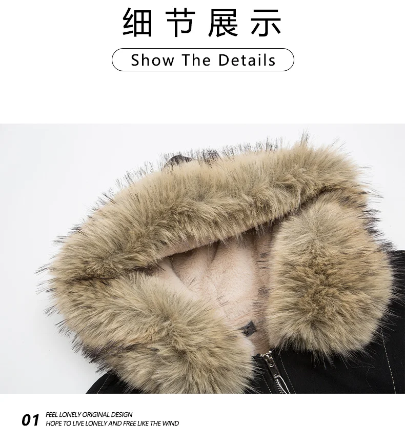 Winter Women's Lambs Wool Hoodie Jacket American Retro Faux Fur Outwear Coat Y2k Korean Fashion 2000s High Street Thick Warm