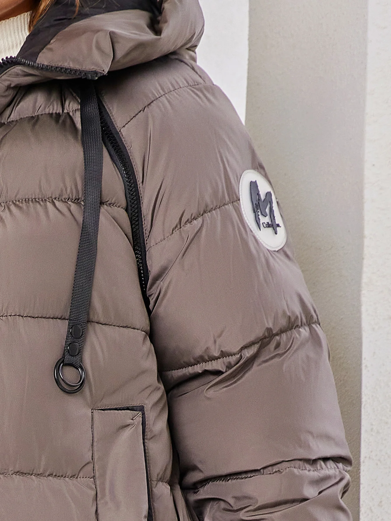 Astrid 2023 New Winter parka Women's coat women Jacket long warm Bright fabric fashion hooded large sizes female clothing 8675