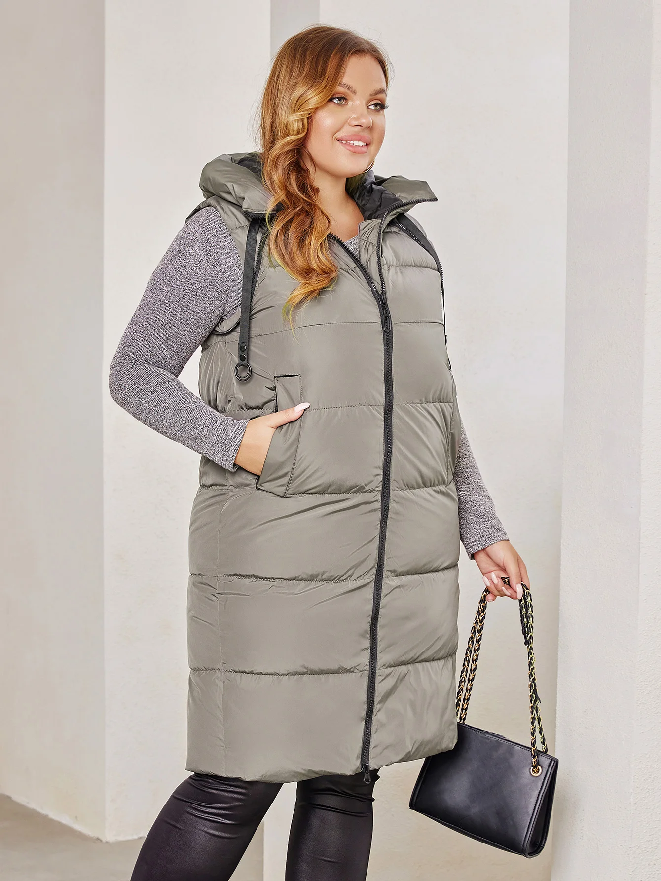 Astrid 2023 New Winter parka Women's coat women Jacket long warm Bright fabric fashion hooded large sizes female clothing 8675