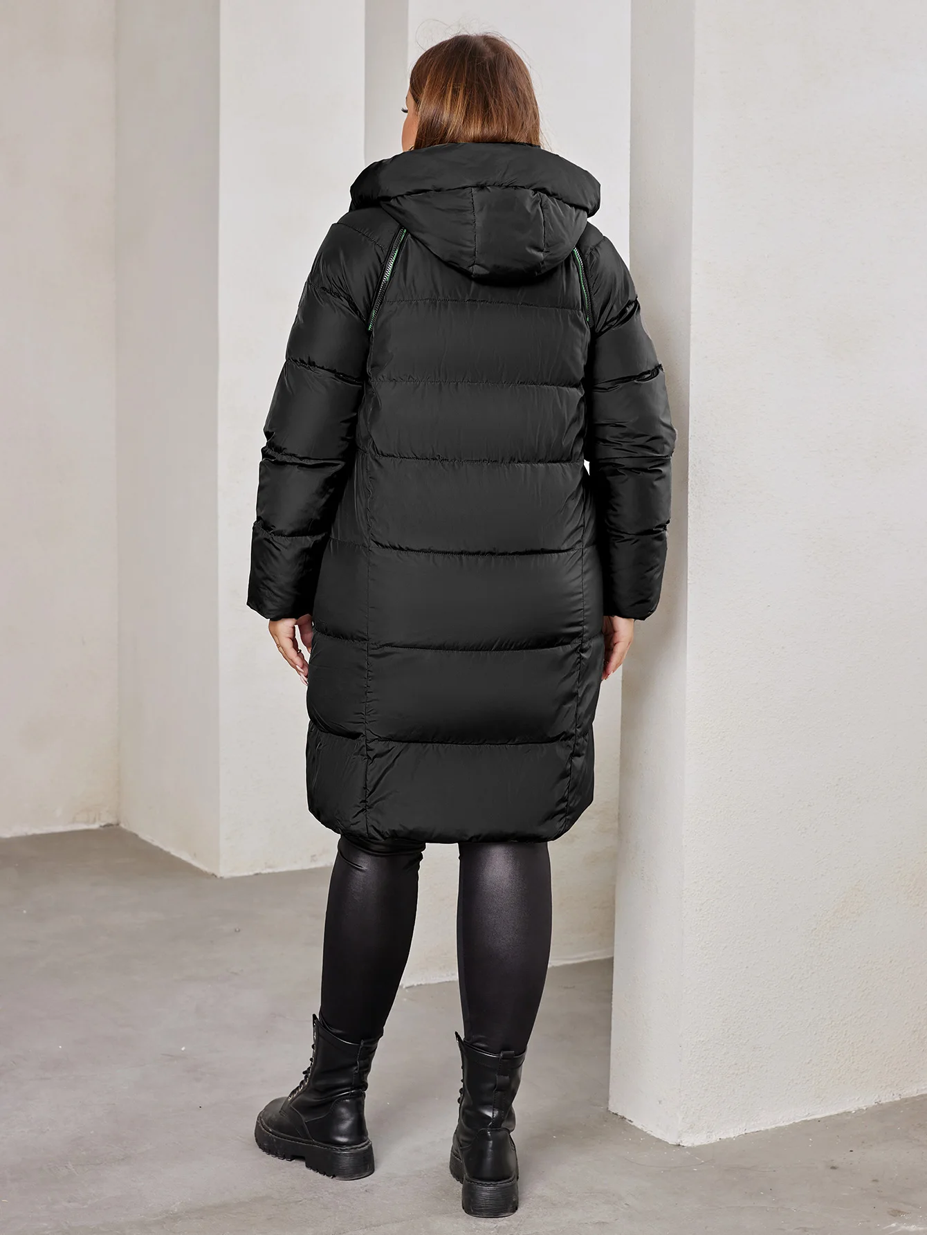 Astrid 2023 New Winter parka Women's coat women Jacket long warm Bright fabric fashion hooded large sizes female clothing 8675