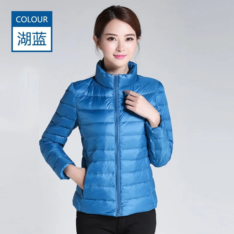 2026 Autumn Winter Women Lightweight White Duck Down Jacket Parka Female Ultra Light Down Coat Warm Puffer Outwears Short Tops
