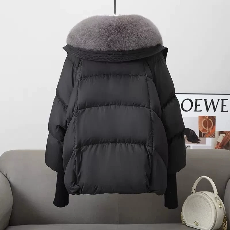 2026New Winter Jacket Women Parka Fashion Thick Warm Down Cotton Coat Parkas Female Casual Ladies Big Fur collar Cotton Outwear