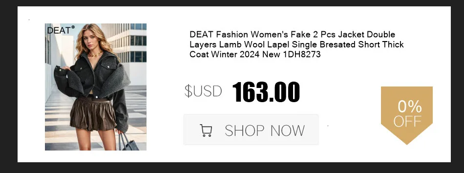 DEAT Fashion Women Cotton-padded Coat Snap On Scarf Collar Thick Long Sleeves Zipper wadded Jackets Autumn 2025 New Tide 7AB435