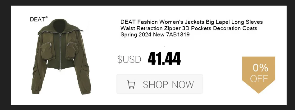 DEAT Fashion Women Cotton-padded Coat Snap On Scarf Collar Thick Long Sleeves Zipper wadded Jackets Autumn 2025 New Tide 7AB435