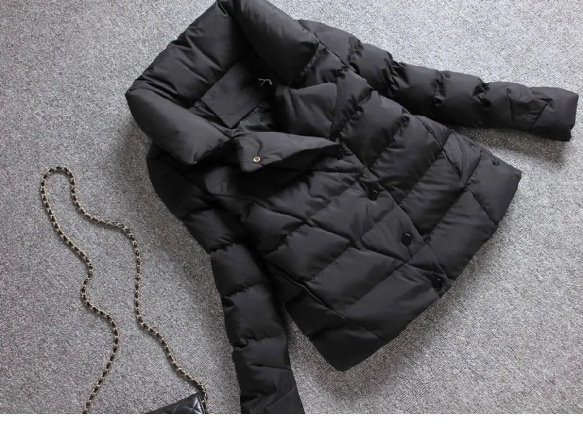 Winter cotton Jacket Women's short 2025 New Korean version Stand collar Thick Coat Fashion Lady Slim Warm Parka Jackets Tops