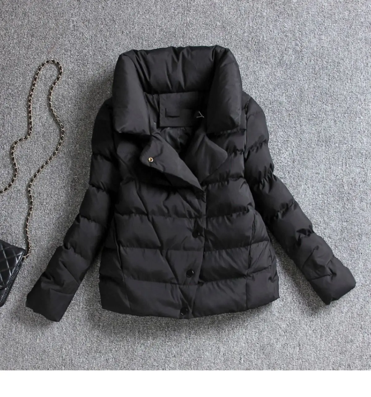 Winter cotton Jacket Women's short 2025 New Korean version Stand collar Thick Coat Fashion Lady Slim Warm Parka Jackets Tops