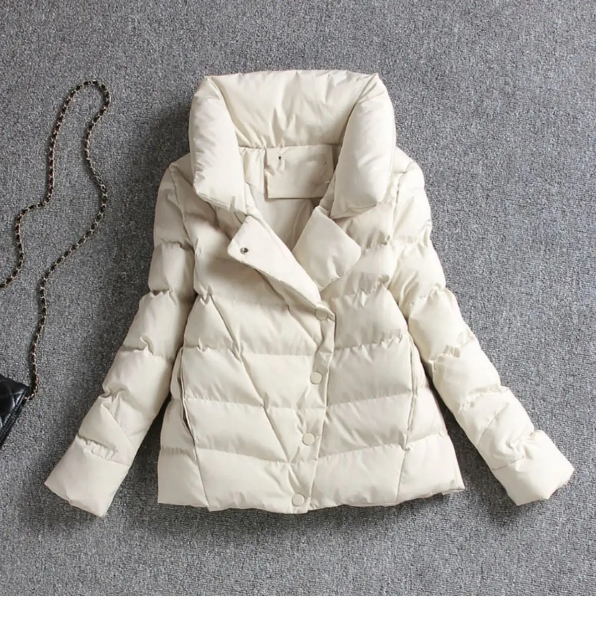 Winter cotton Jacket Women's short 2025 New Korean version Stand collar Thick Coat Fashion Lady Slim Warm Parka Jackets Tops