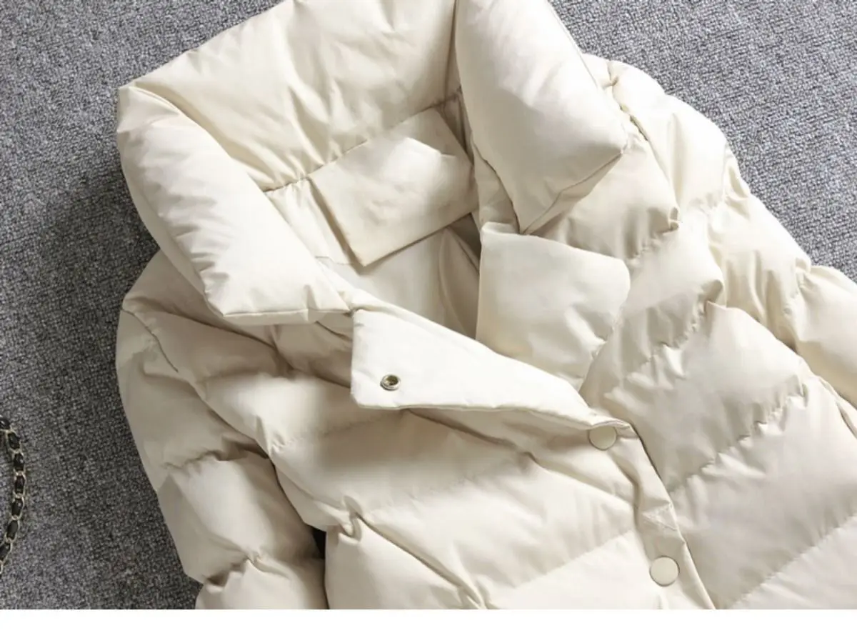 Winter cotton Jacket Women's short 2025 New Korean version Stand collar Thick Coat Fashion Lady Slim Warm Parka Jackets Tops