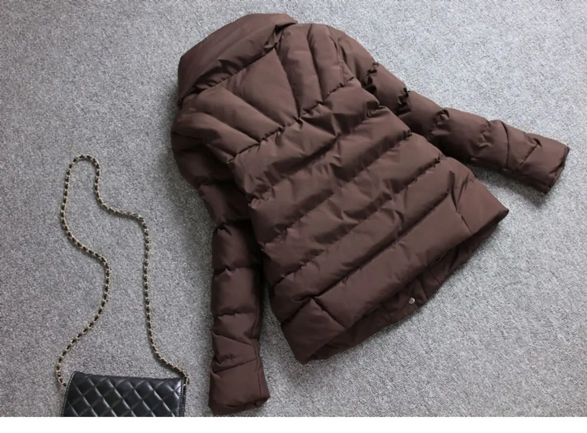 Winter cotton Jacket Women's short 2025 New Korean version Stand collar Thick Coat Fashion Lady Slim Warm Parka Jackets Tops