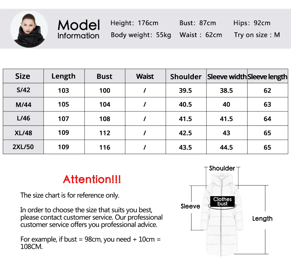 ICEbear 2023 Winter Fashionable Jacket Women's Hooded Warm Parkas Puffer Jackets Hight Quality Female Quilted Coat GWD20155D