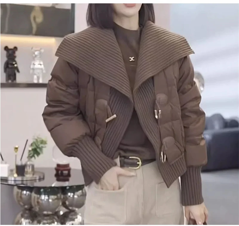 2026 Autumn Winter New Women's Cotton Jackets With Cotton Coat Female Short Loose Cotton Jacket Plush And Thick Insulation Coat