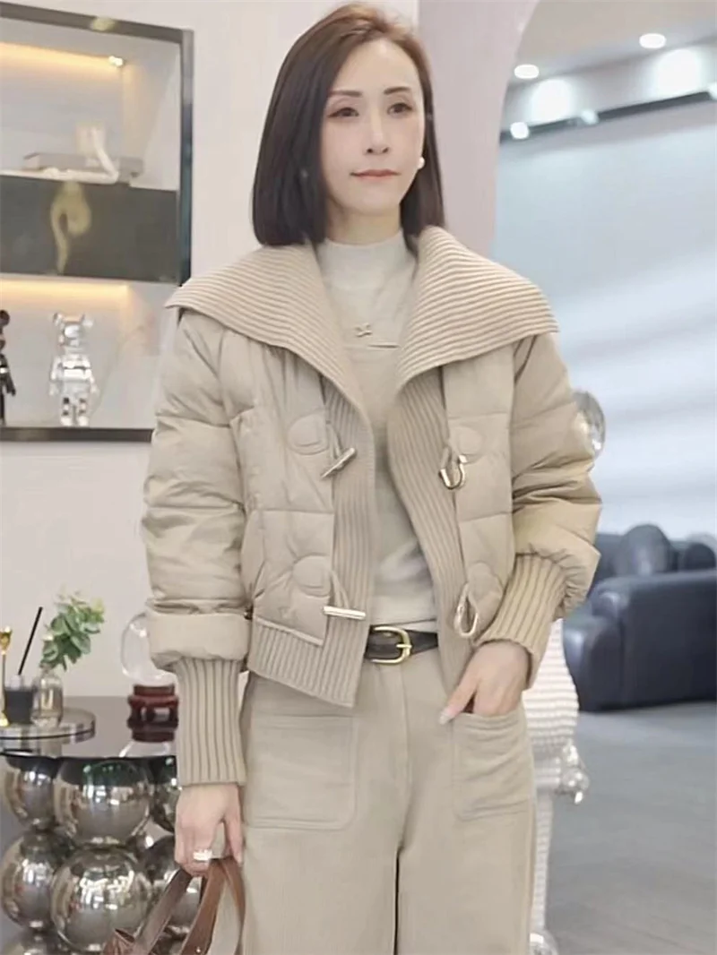 2026 Autumn Winter New Women's Cotton Jackets With Cotton Coat Female Short Loose Cotton Jacket Plush And Thick Insulation Coat