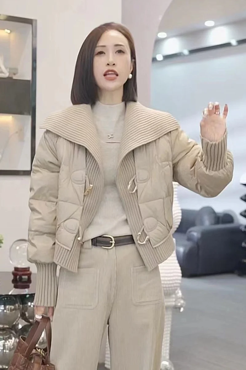 2026 Autumn Winter New Women's Cotton Jackets With Cotton Coat Female Short Loose Cotton Jacket Plush And Thick Insulation Coat