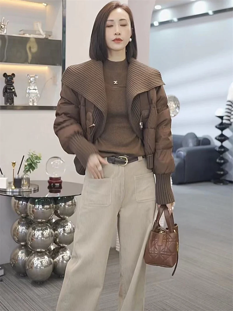 2026 Autumn Winter New Women's Cotton Jackets With Cotton Coat Female Short Loose Cotton Jacket Plush And Thick Insulation Coat