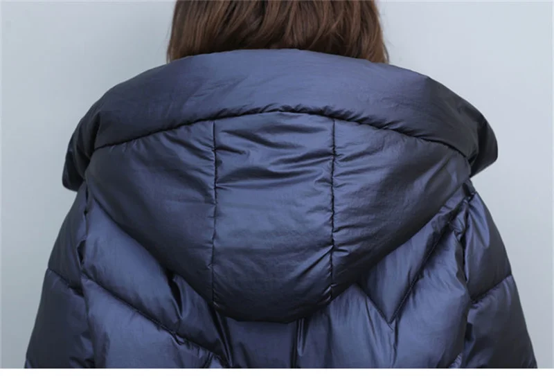 2026 Hooded Cotton Coat Women's Mid-Length Winter Jackets Elegant Mother's Parkas Padded Jacket Thick Down Padded Jacket Vintage