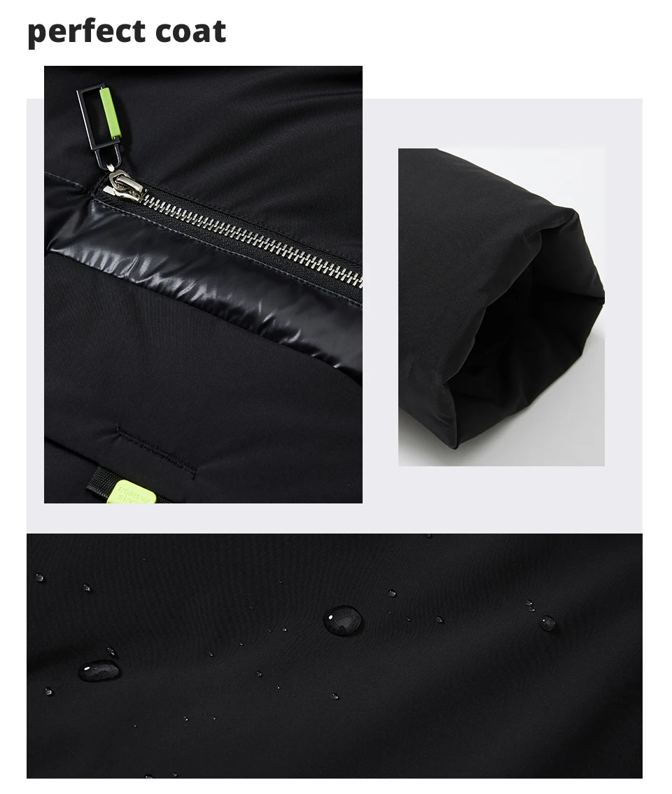 GASMAN 2023 Fashion brand new women's coat Women's winter jacket down parka warm outwear Female black patchwork thick jacket 020