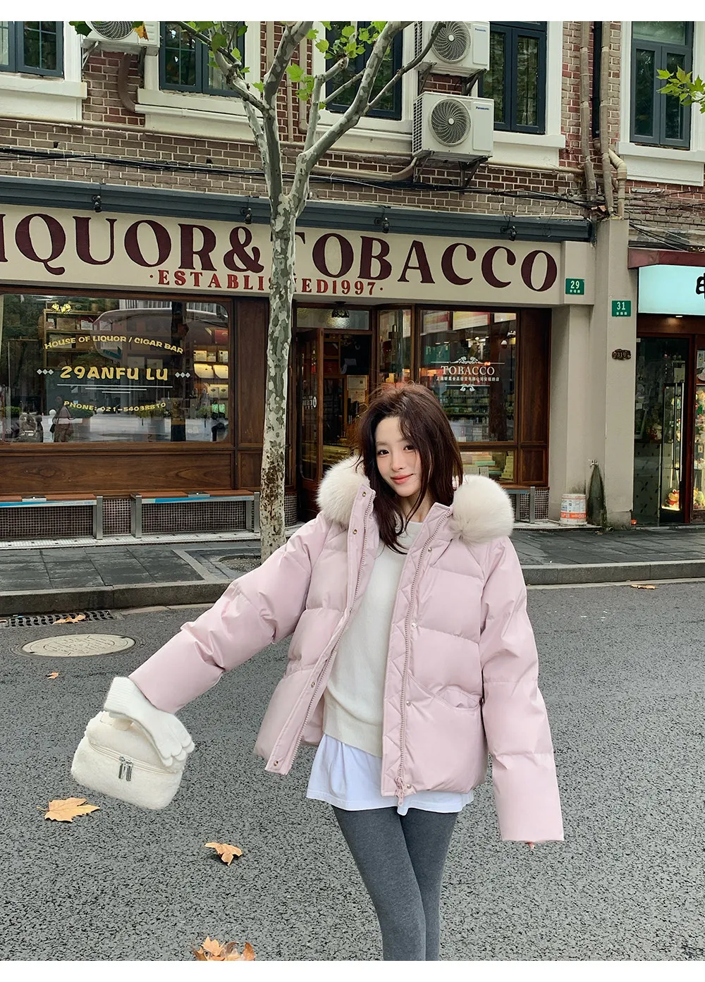 Women/Winter/Puffer/Jacket/With/Faux/Fur/Hood/Loose/Short/Padded/Coat/Zip/Up/Warm/Parka/Casual/Streetwear/Female/Outerwear
