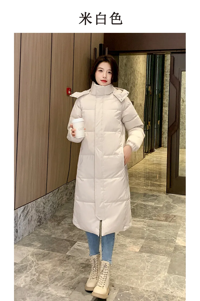 2026 New Women Cotton Padded Jacket Hooded Outwear Women Winter Warm Thick Cotton Coat Korean Loose Long Parkas Coat