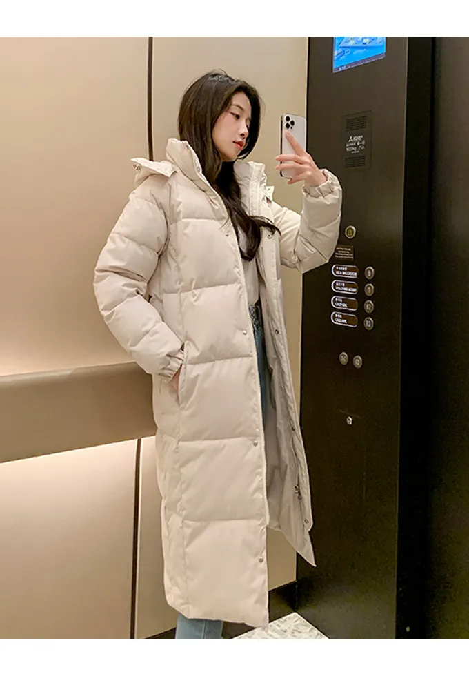 2026 New Women Cotton Padded Jacket Hooded Outwear Women Winter Warm Thick Cotton Coat Korean Loose Long Parkas Coat