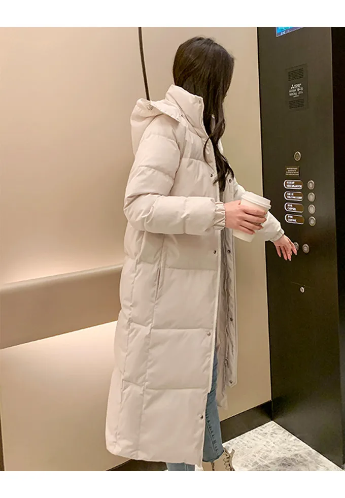 2026 New Women Cotton Padded Jacket Hooded Outwear Women Winter Warm Thick Cotton Coat Korean Loose Long Parkas Coat