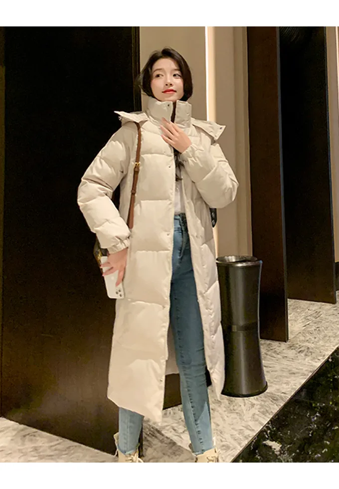 2026 New Women Cotton Padded Jacket Hooded Outwear Women Winter Warm Thick Cotton Coat Korean Loose Long Parkas Coat