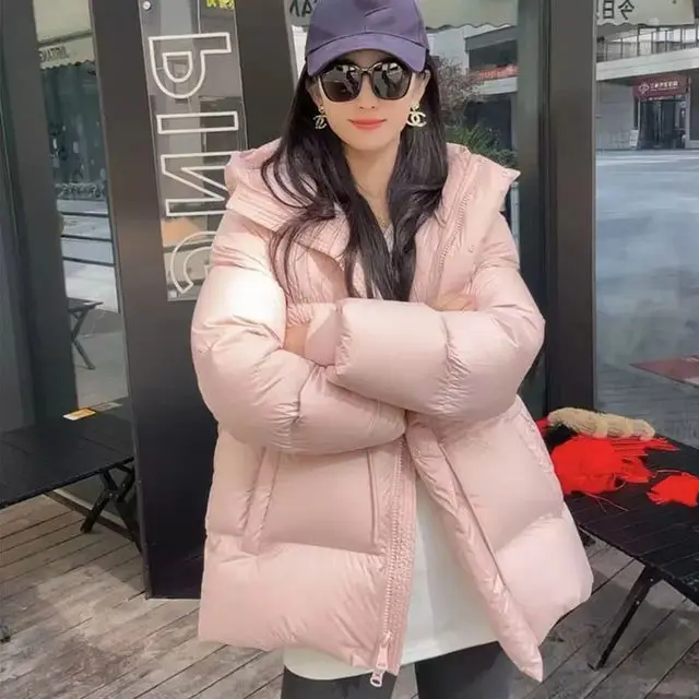 Women's Jacket 2025 New Winter Parkas Female Down Cotton Overcoat Hooded Casual Thick Warm Padded Short Coat Ladies Outwear Tops