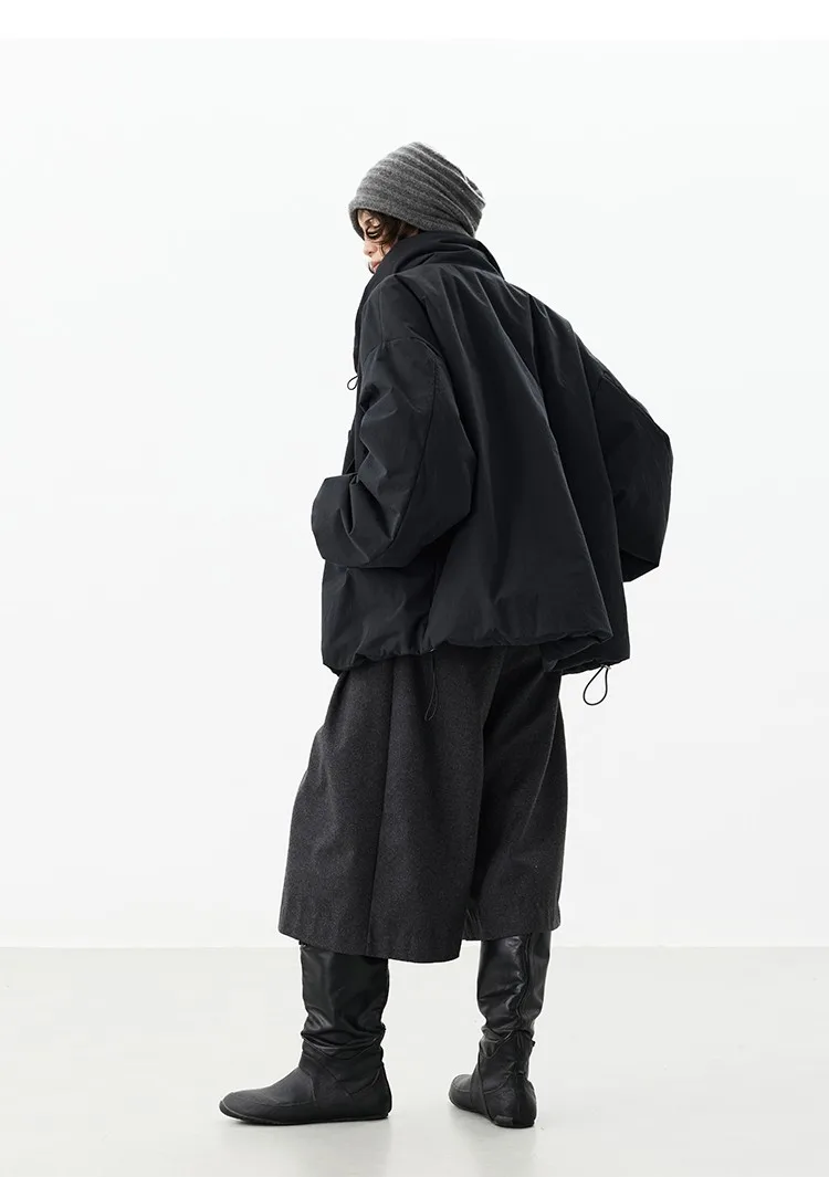 3m Thinsulate Cotton~New Chinese-Style Asymmetrical Cotton Jacket, Niche Stand-Collar Cotton Coat, Women's Winter New Product