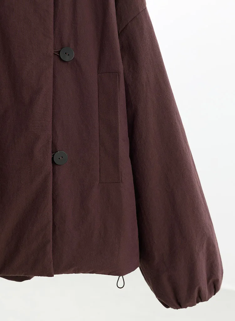 3m Thinsulate Cotton~New Chinese-Style Asymmetrical Cotton Jacket, Niche Stand-Collar Cotton Coat, Women's Winter New Product