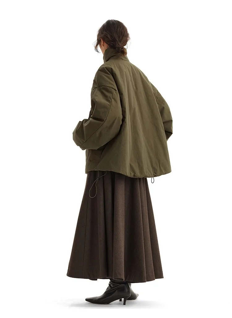 3m Thinsulate Cotton~New Chinese-Style Asymmetrical Cotton Jacket, Niche Stand-Collar Cotton Coat, Women's Winter New Product