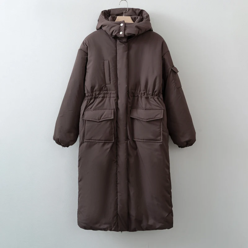 2025 Women Winter 300g/m Super Think Warm parka oversized long coat