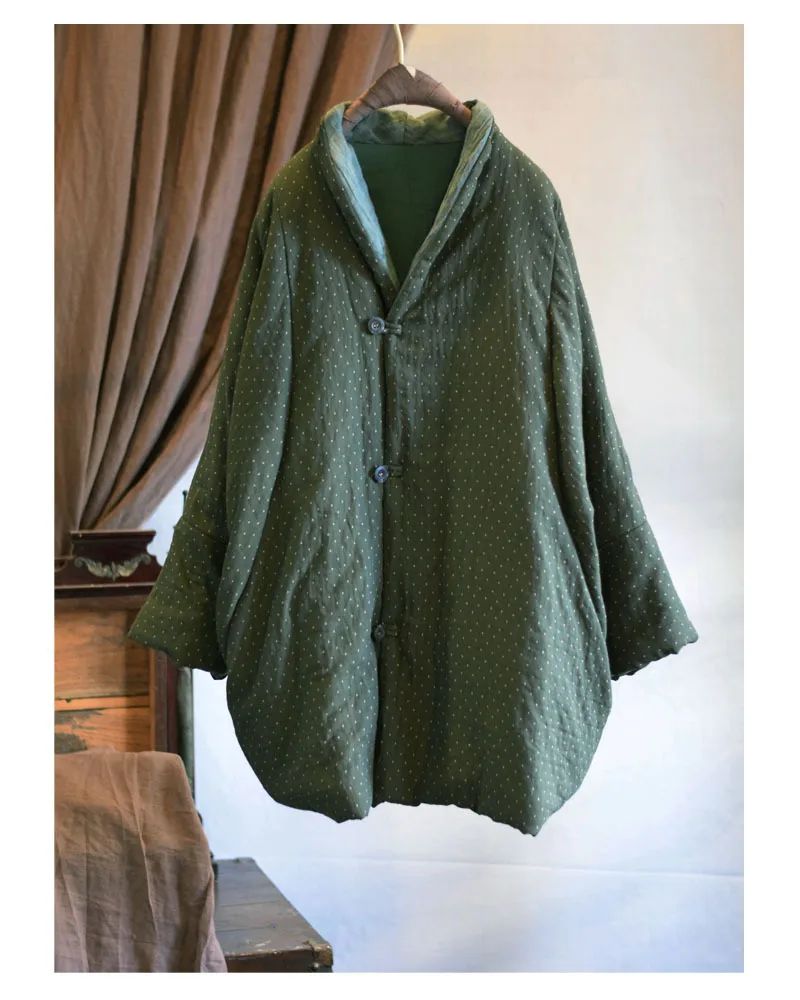 Johnature 2025 Winter Woman New Original Washing Single Breasted Cotton Clothing Long Sleeves Vintage Casual Cotton Clothing