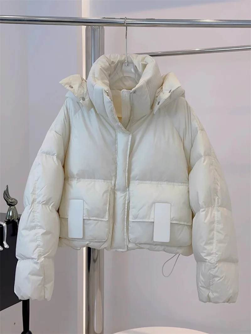 Women Parkas Winter Warn Casual Loose Women's Jacket Down Coats Solid Oversize Women's Winter Jacket Soft Cotton Puffer Jacket