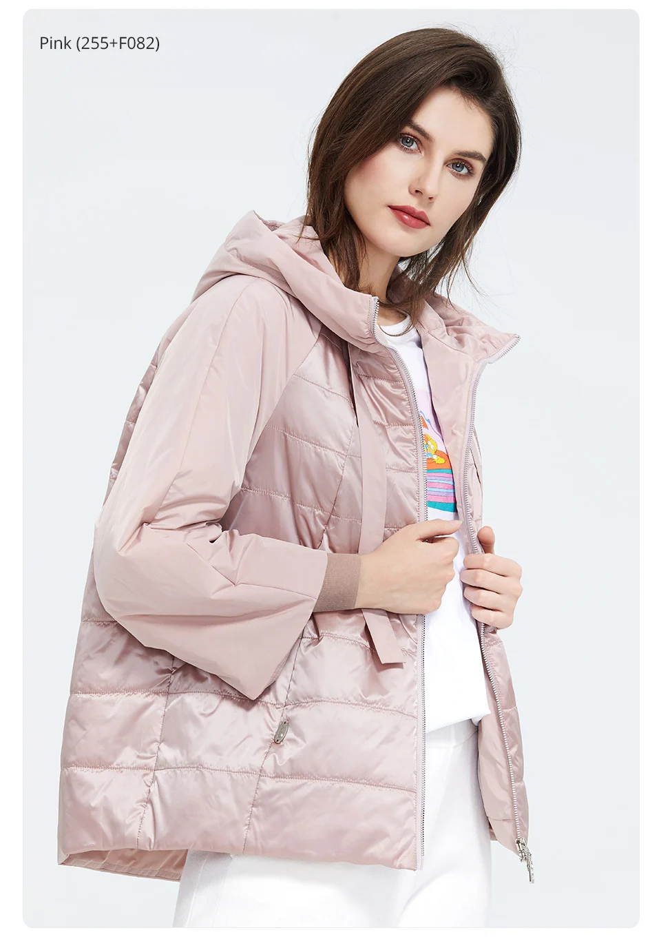 Astrid 2023 Spring coat women Outwear trend Jacket Short Parkas casual fashion female high quality Warm Thin Cotton ZM-8601