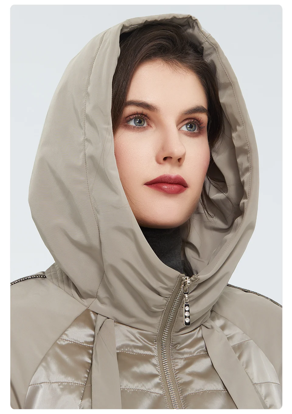 Astrid 2023 Spring coat women Outwear trend Jacket Short Parkas casual fashion female high quality Warm Thin Cotton ZM-8601