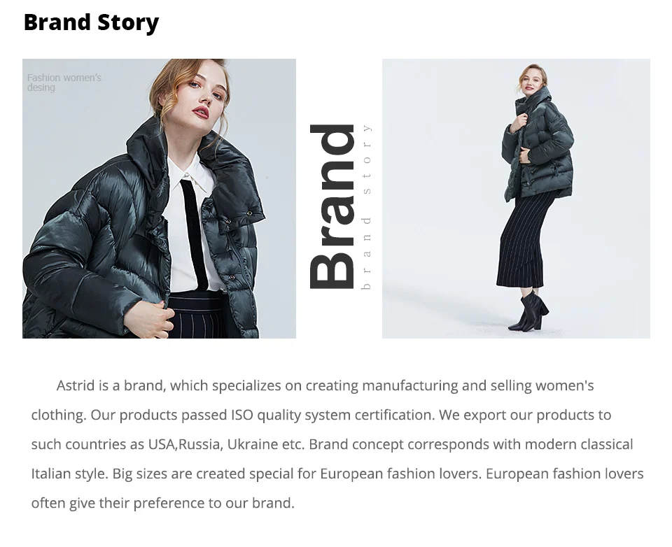 Astrid 2023 Spring coat women Outwear trend Jacket Short Parkas casual fashion female high quality Warm Thin Cotton ZM-8601