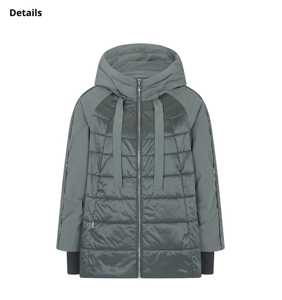 Astrid 2023 Spring coat women Outwear trend Jacket Short Parkas casual fashion female high quality Warm Thin Cotton ZM-8601