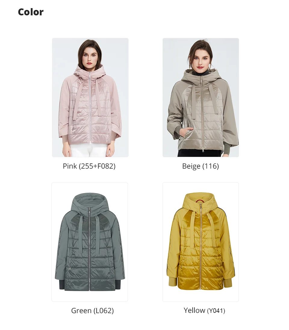 Astrid 2023 Spring coat women Outwear trend Jacket Short Parkas casual fashion female high quality Warm Thin Cotton ZM-8601