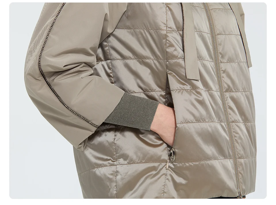 Astrid 2023 Spring coat women Outwear trend Jacket Short Parkas casual fashion female high quality Warm Thin Cotton ZM-8601