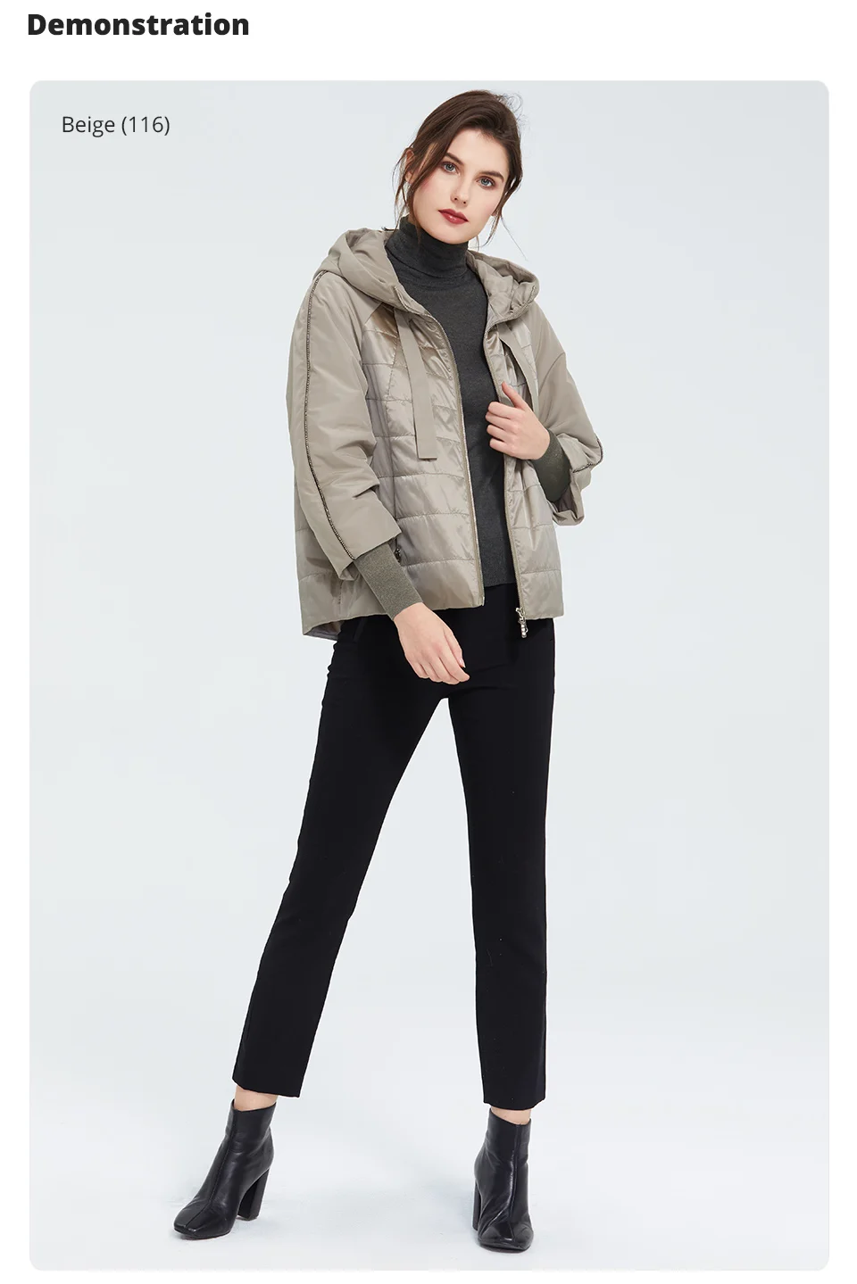 Astrid 2023 Spring coat women Outwear trend Jacket Short Parkas casual fashion female high quality Warm Thin Cotton ZM-8601