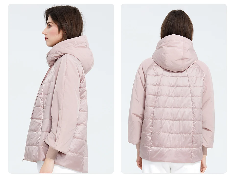 Astrid 2023 Spring coat women Outwear trend Jacket Short Parkas casual fashion female high quality Warm Thin Cotton ZM-8601